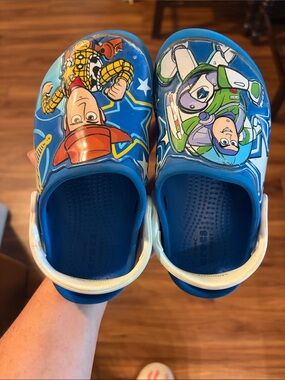 CROCS Blue Toy Story Woody & Buzz Kids Clogs